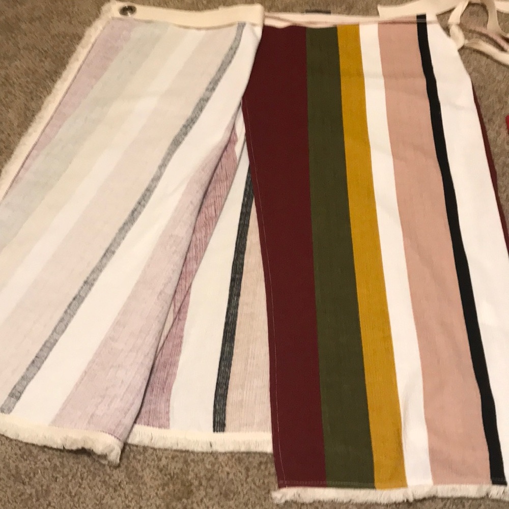 Zara striped wrap bo-ho skirt - Picture 8 of 8